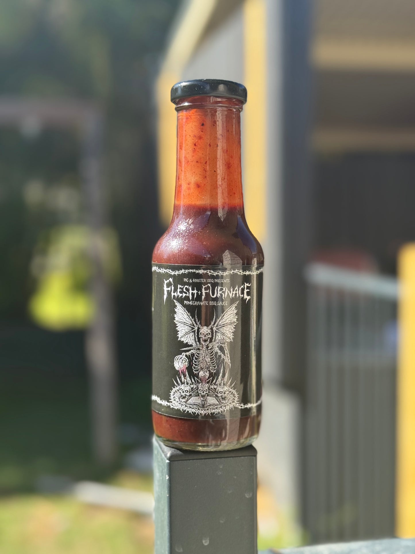 Flesh Furnace - Pomegranate BBQ Sauce